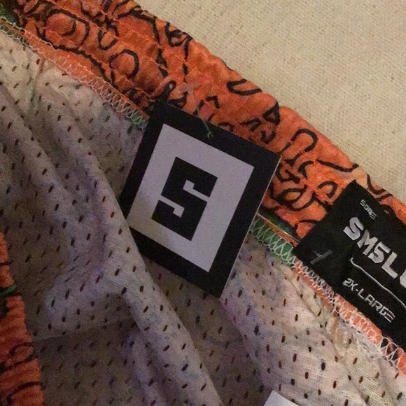 SOME SLIGHT CLOTHING Mesh Shorts - Flame Flame xxl 2xl - Picture 5 of 5